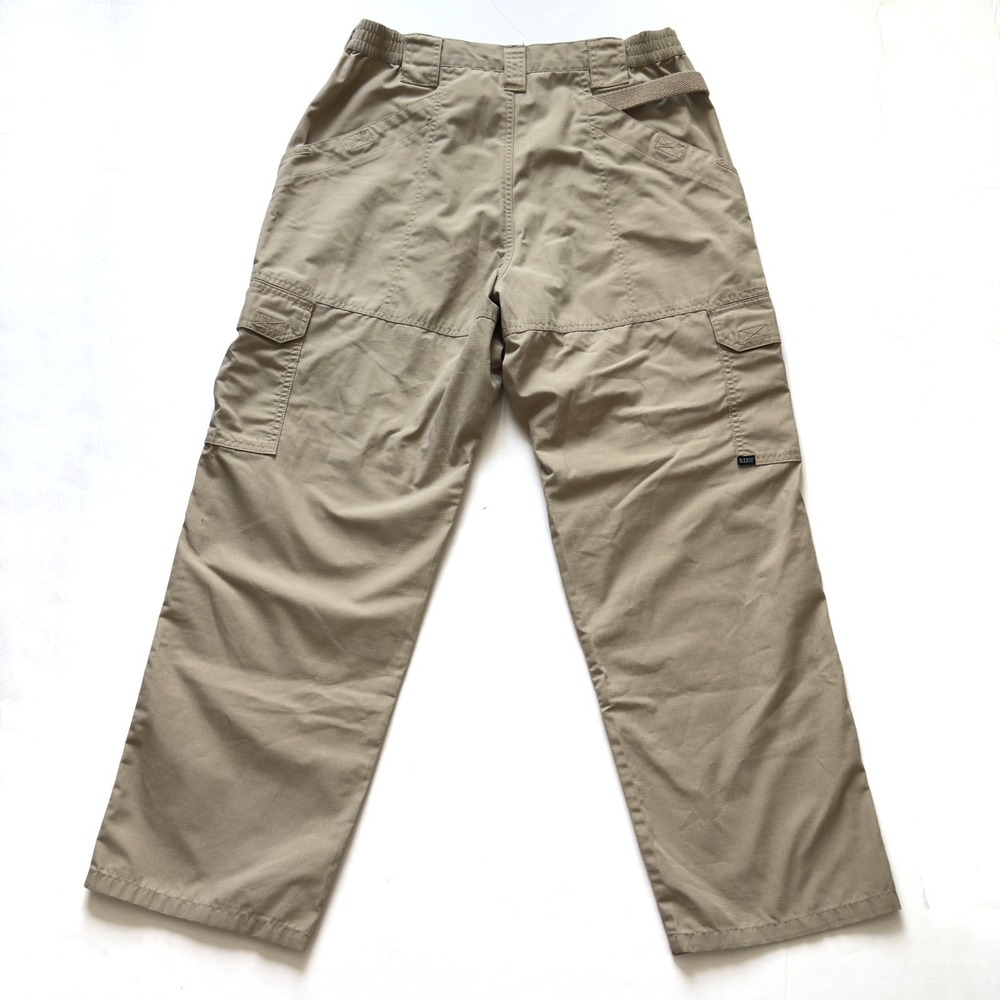 5.11 Tactical Ripstop Cargo Pants 34x30 Khaki Tan Utility Durable Lightweight